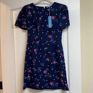 Draper James Bouquet Dot Floral Dress